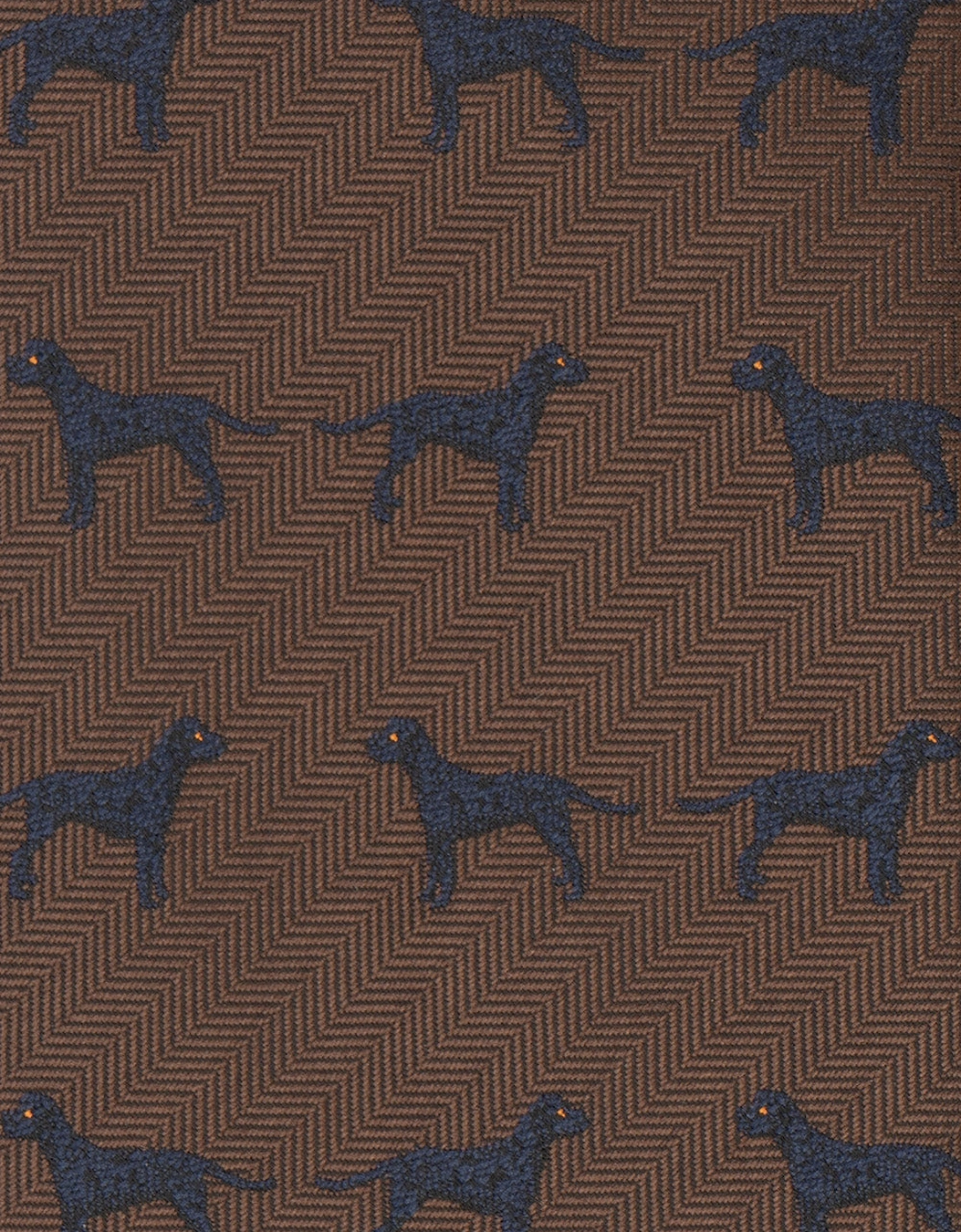 Hound Brown Tie