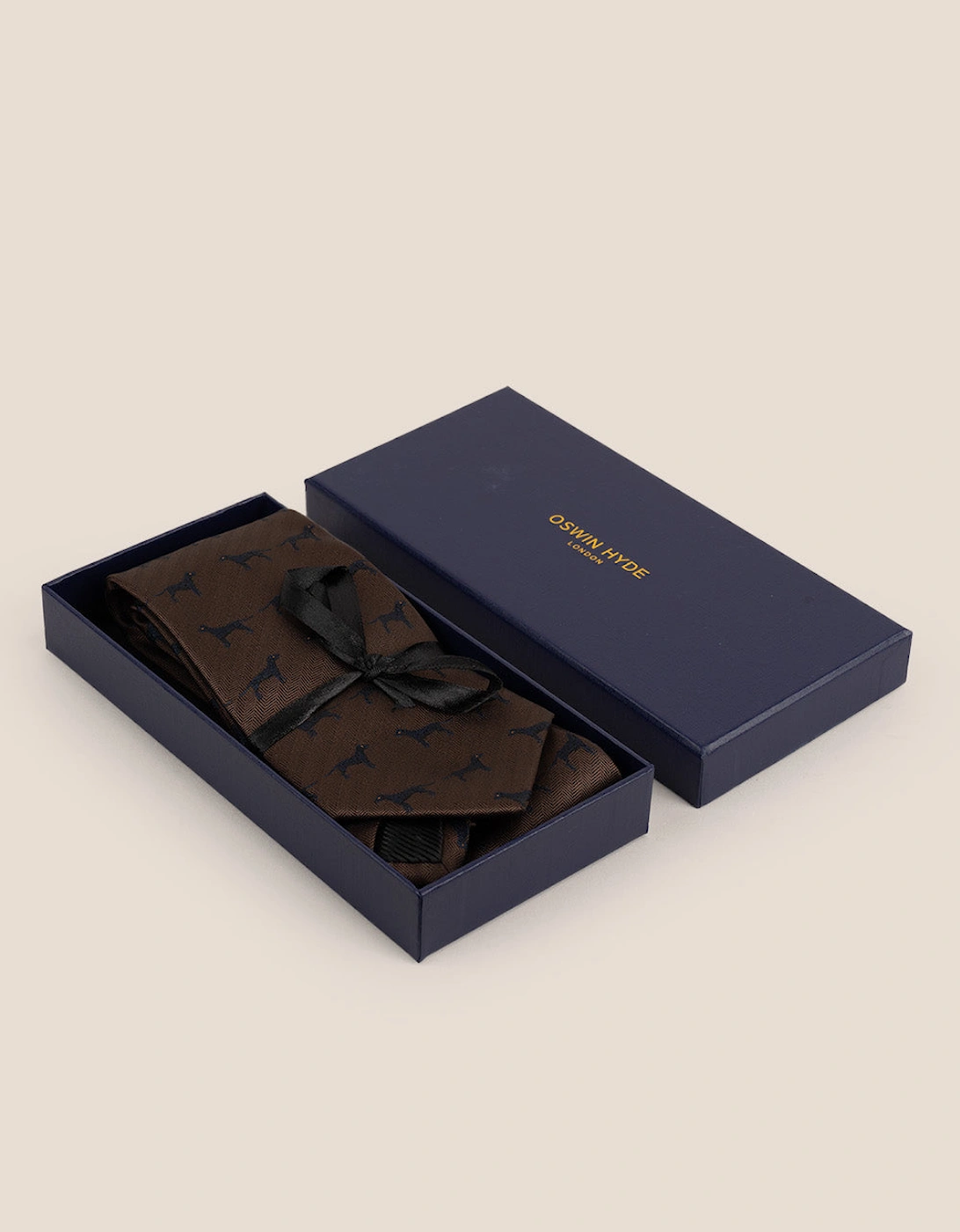 Hound Brown Tie