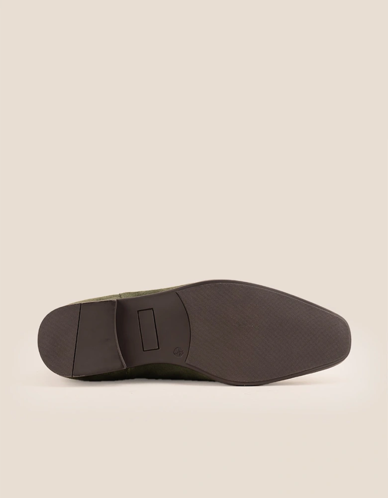 Darwin Green Suede Chelsea Boot