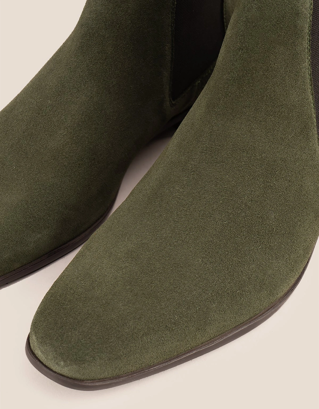 Darwin Green Suede Chelsea Boot