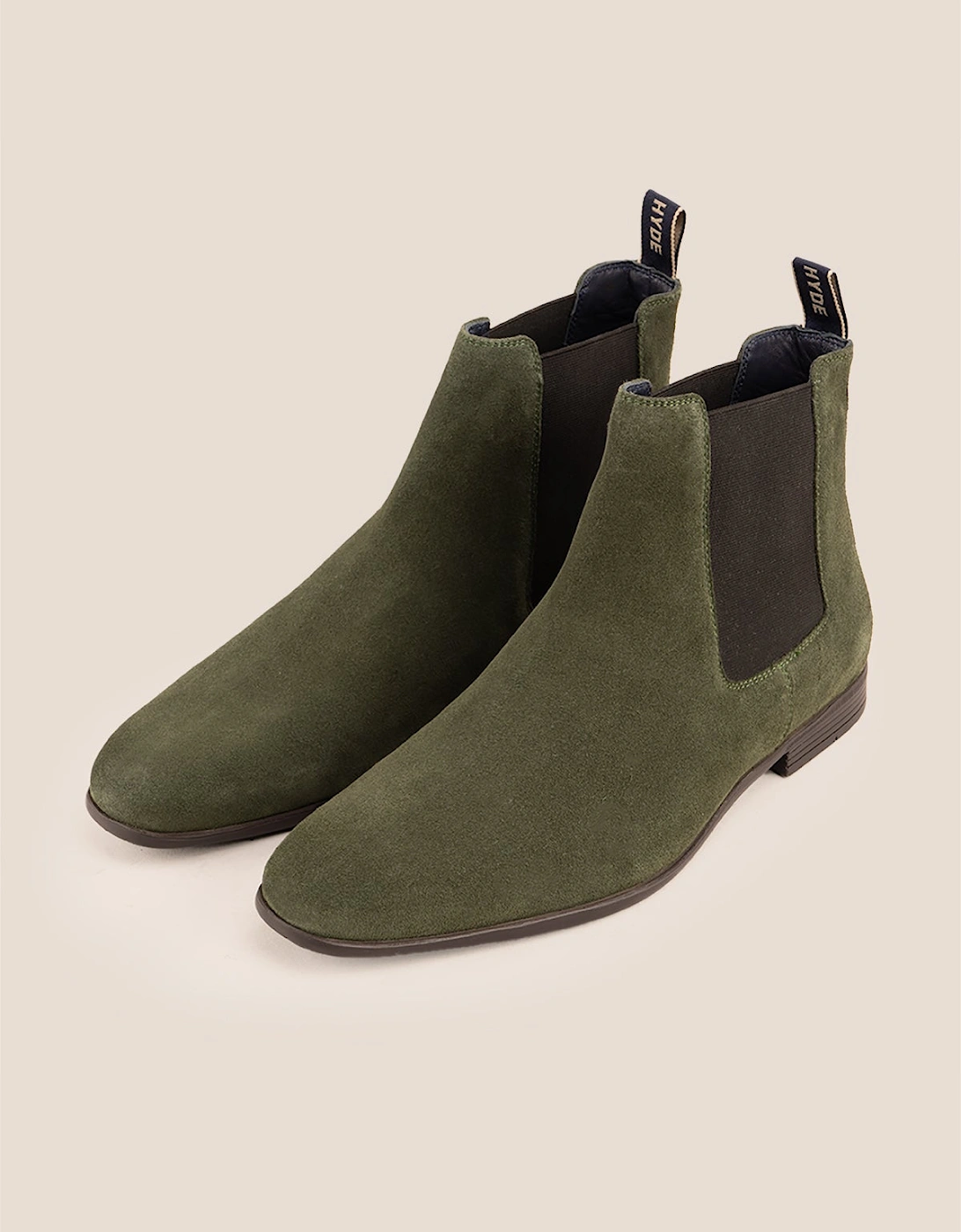 Darwin Green Suede Chelsea Boot