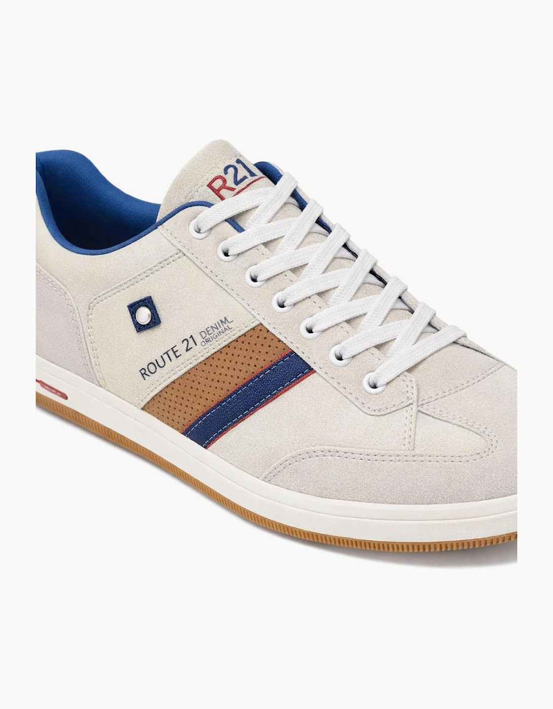 R21 Original M423 Mens Casual Trainers Off White/Grey