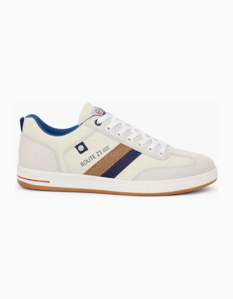R21 Original M423 Mens Casual Trainers Off White/Grey