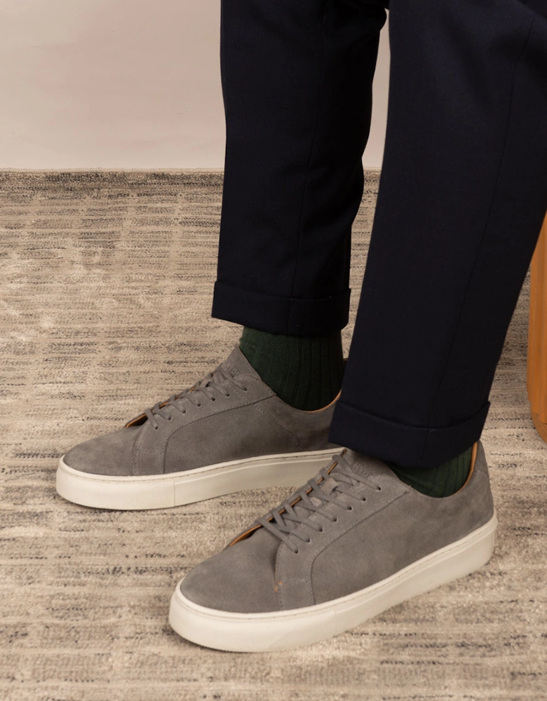 Harper Grey Suede