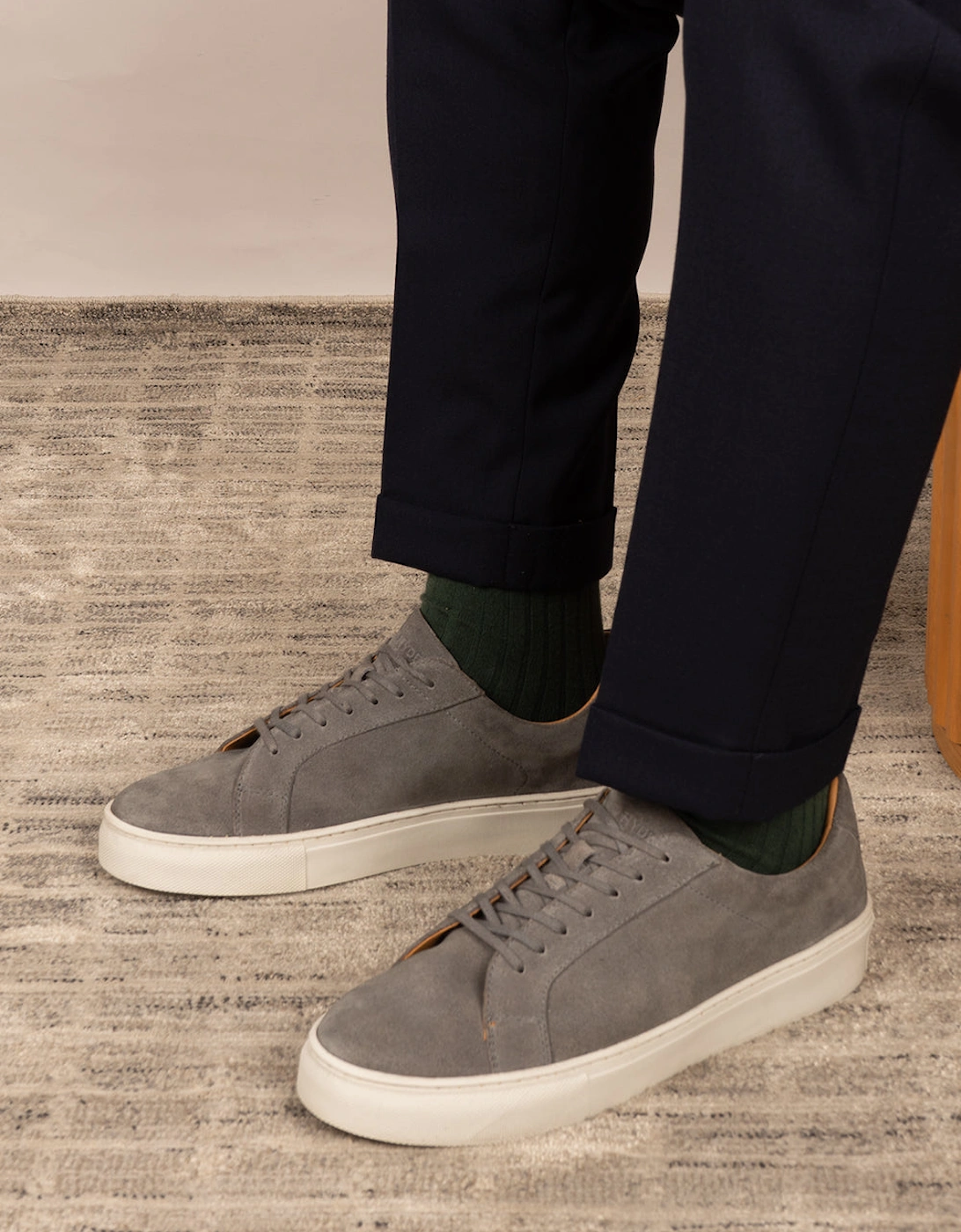 Harper Grey Suede