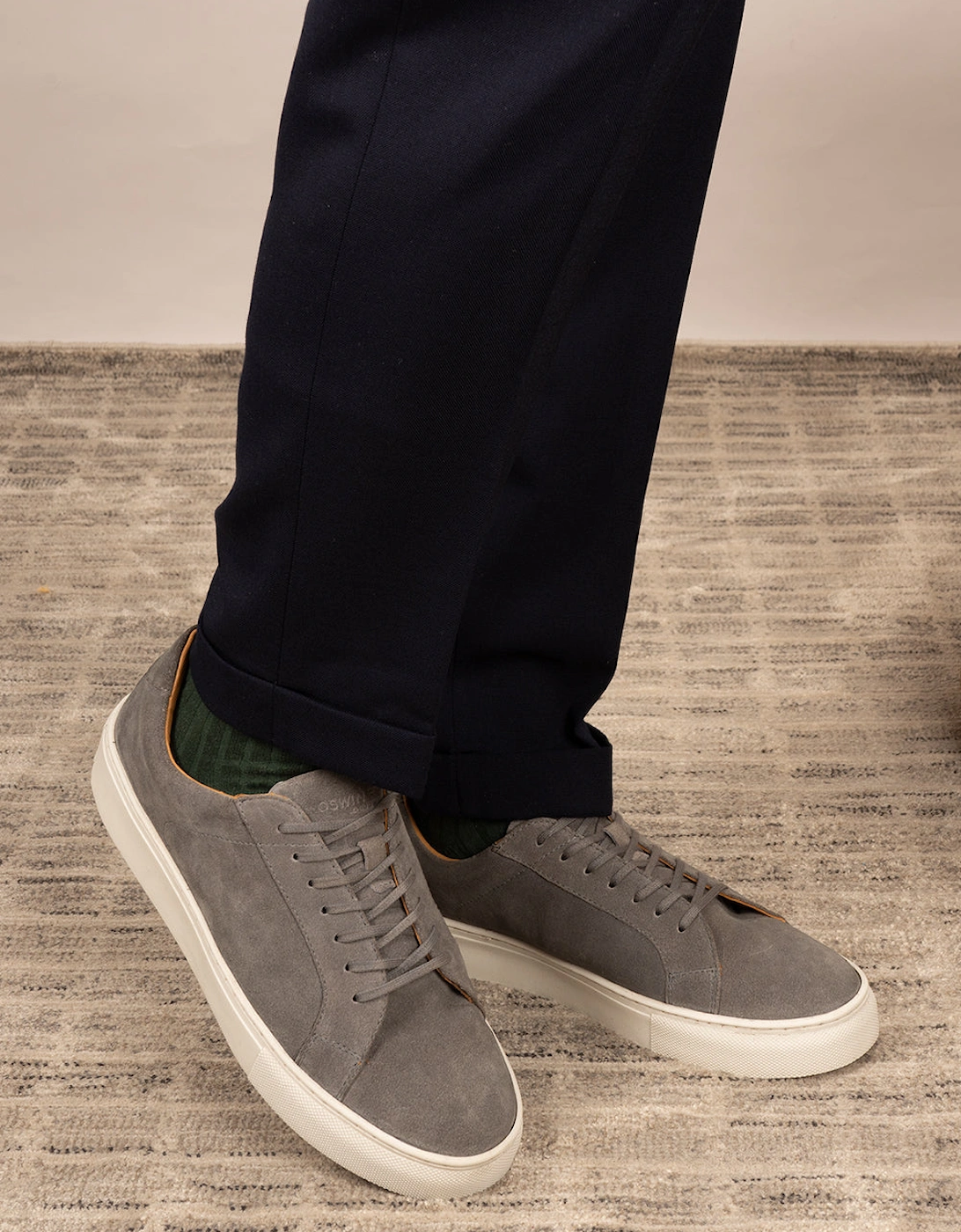 Harper Grey Suede