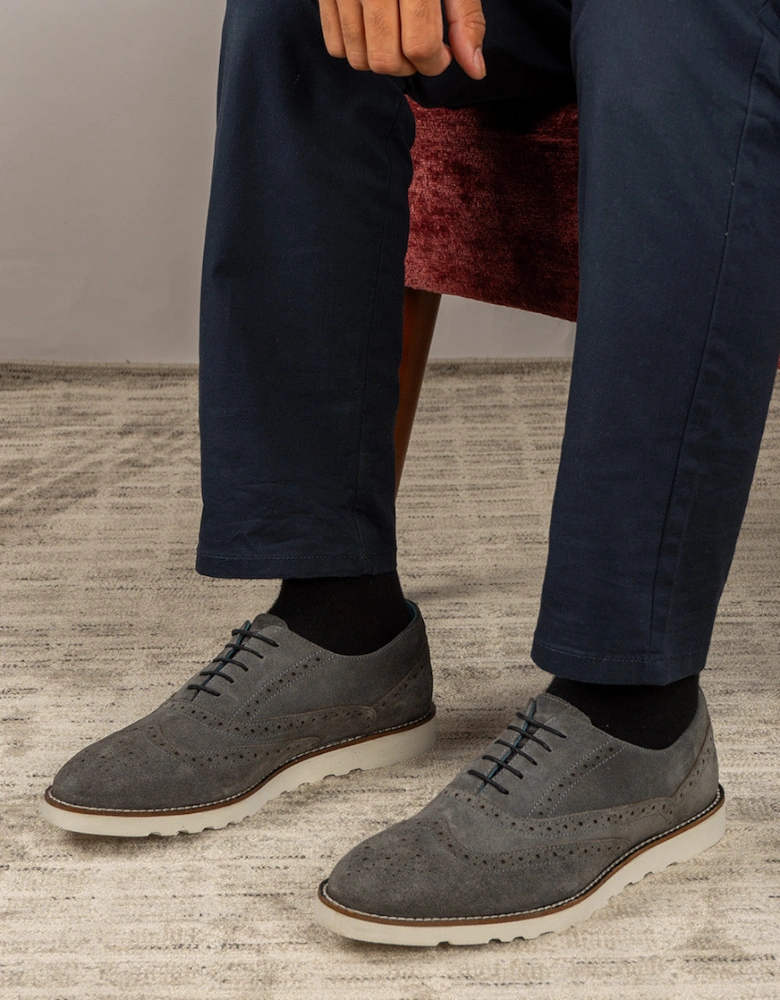 Tyler Grey Suede