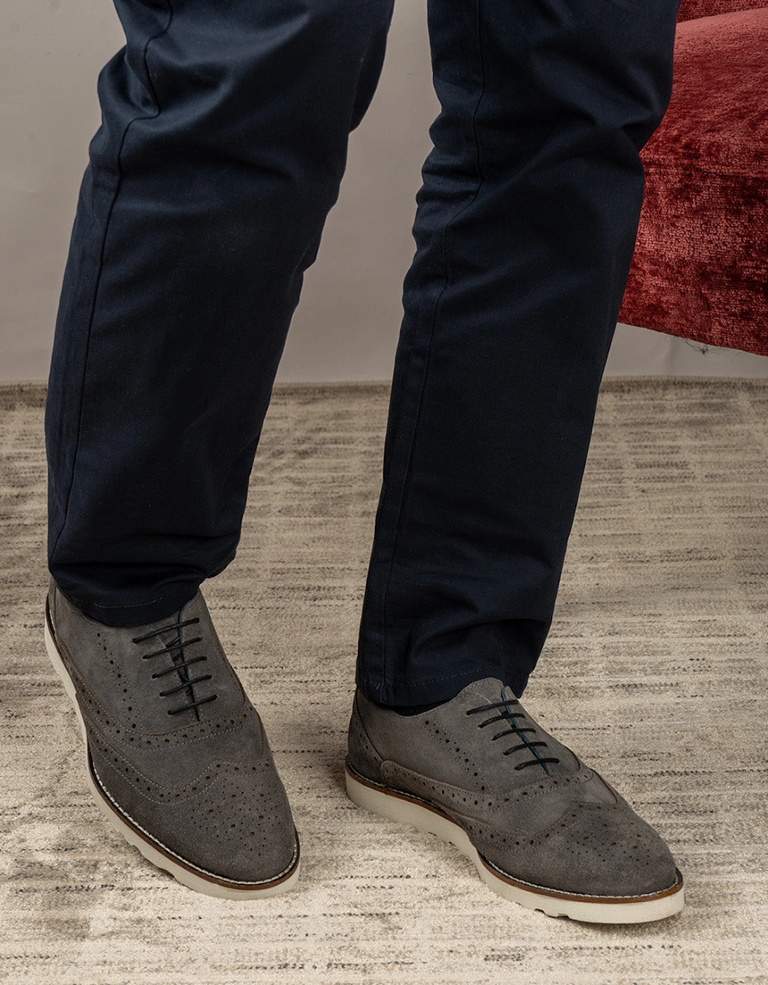 Tyler Grey Suede