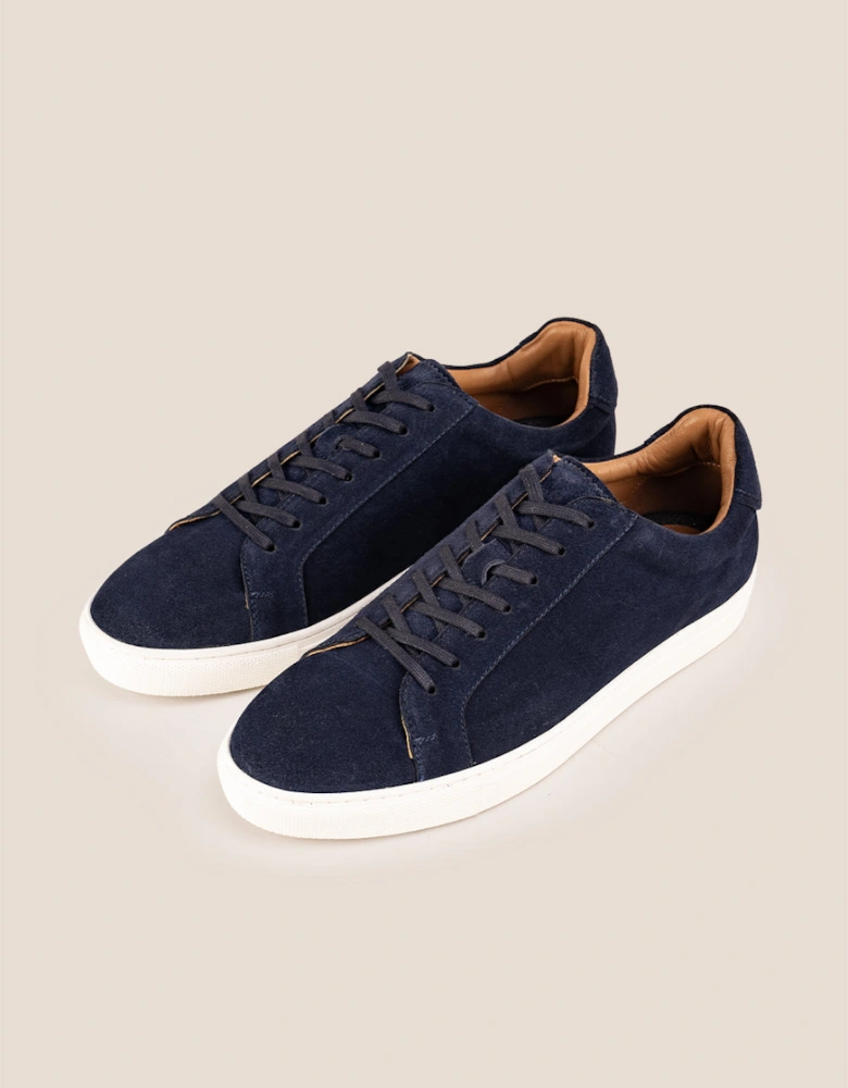 Harper Navy Suede