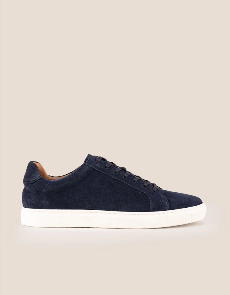 Harper Navy Suede