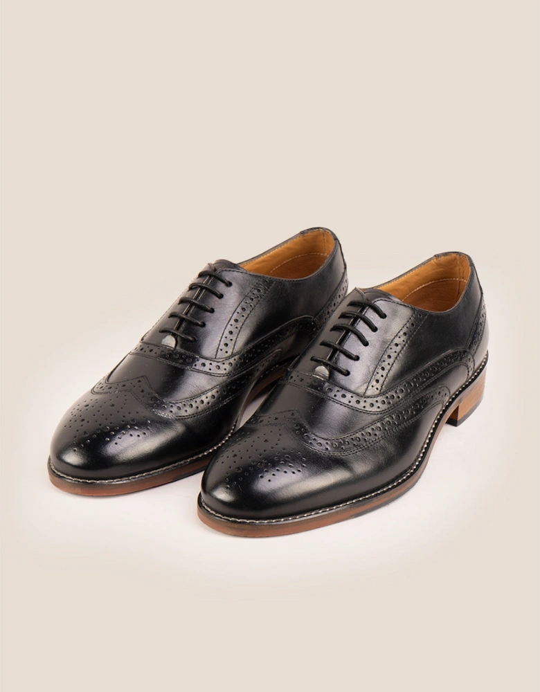 Winston Black Wide Fit