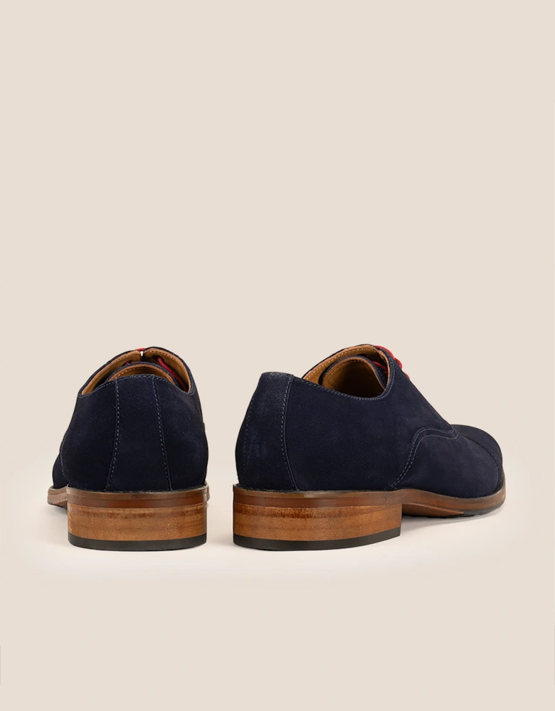 Elise Navy Suede