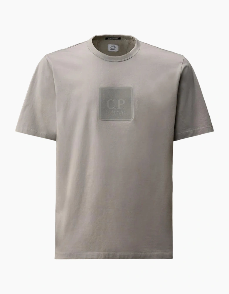 Metropolis Mercerized Jersey Logo Patch T-Shirt