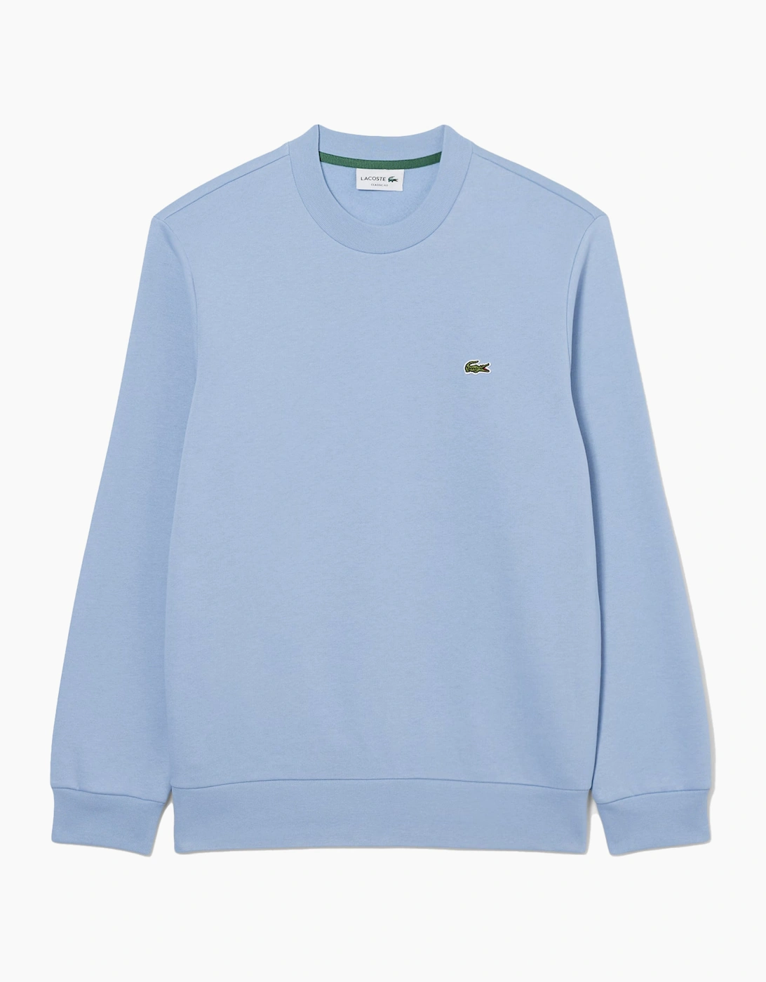 Lacoste Men's Blue Fleece Crew Sweatshirt Light  40 L