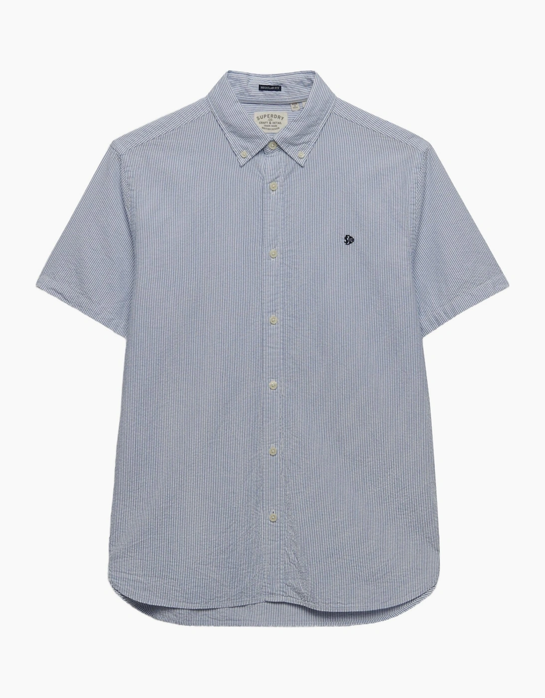 Superdry Mens Classic Seersucker Short Sleeve Shirt