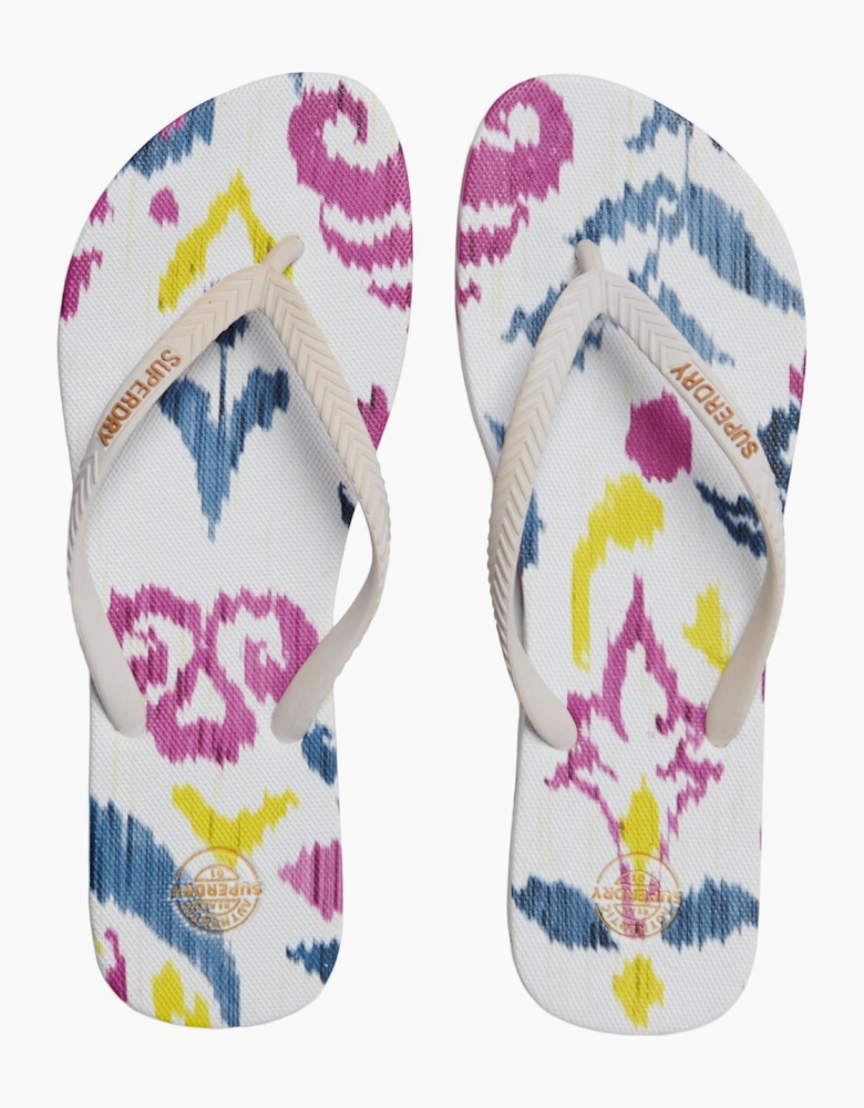 Superdry Womens Printed All Over Flip Flops