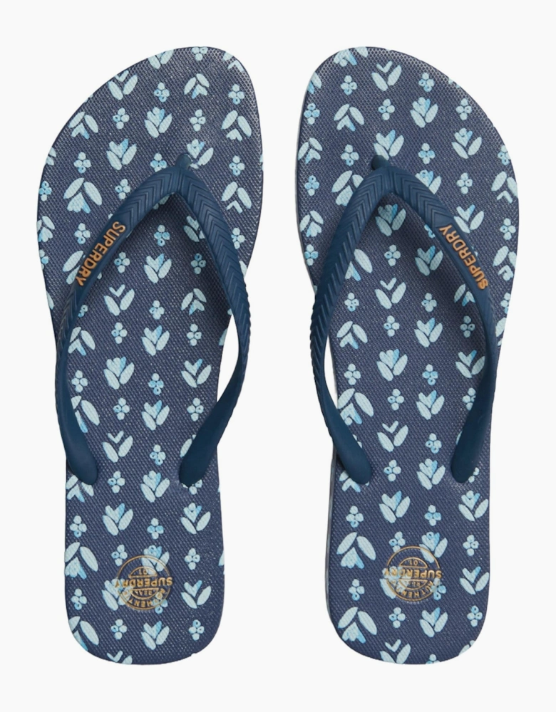 Superdry Womens Printed All Over Flip Flops
