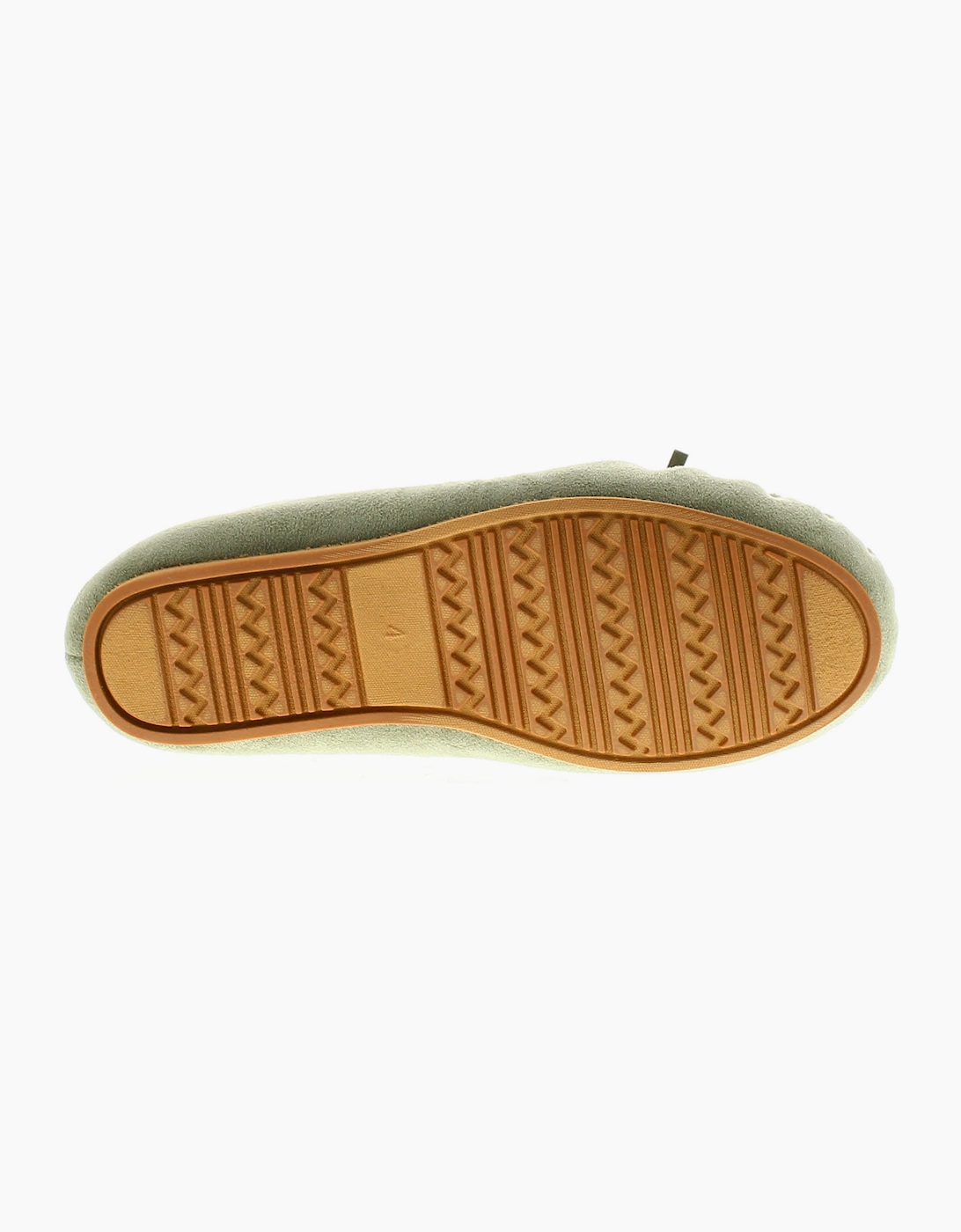 Strollers Womens Moccasin Slippers Faux Fur Matilda green UK Size