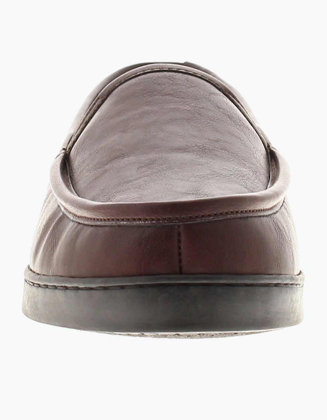 Oakdale Mens Full Slipper Memory Foam Stuart brown UK Size