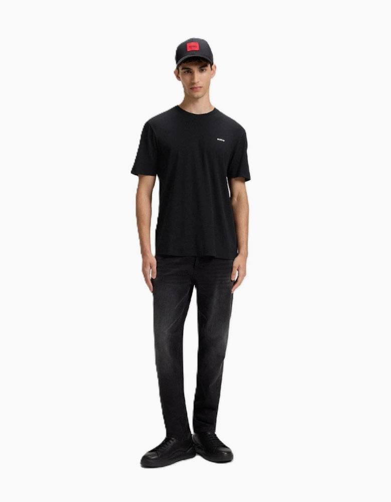 Ribbed Collar Short Sleeve Polo Shirt