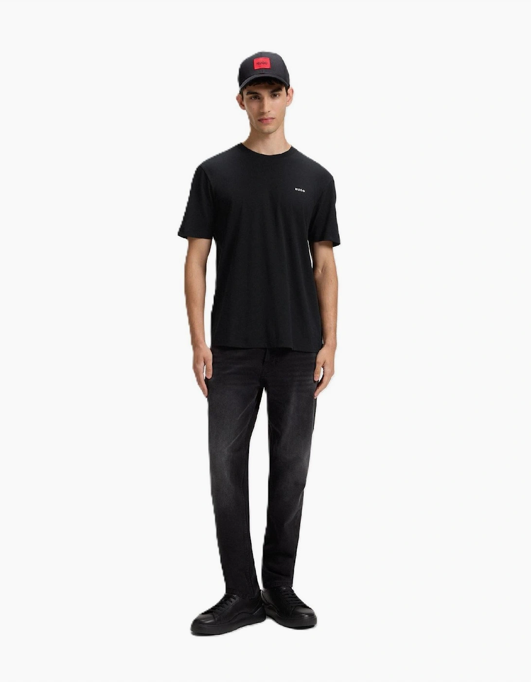 Ribbed Collar Short Sleeve Polo Shirt