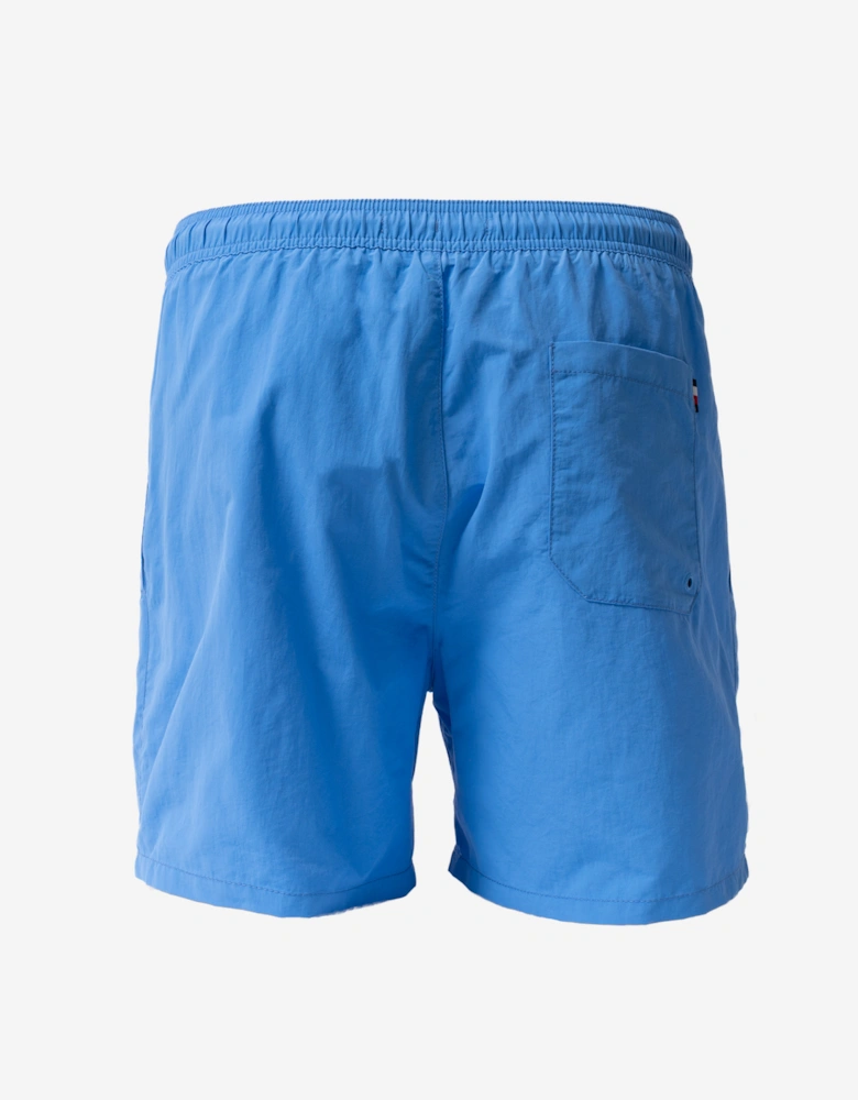 Tommy Hilfiger Solid Mens Drawstring Swimming Shorts - Blue Spell