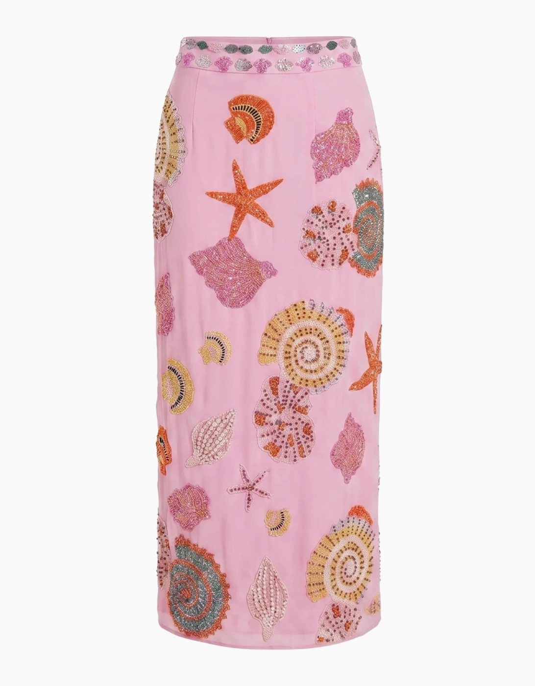 New York Hand-Embroidered Skirt Multi Colour