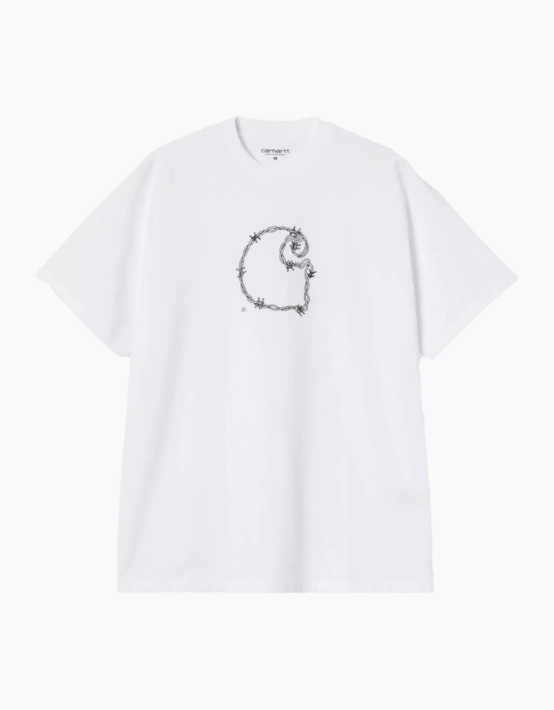 Carhartt WIP S/S Barbwire C T-Shirt White