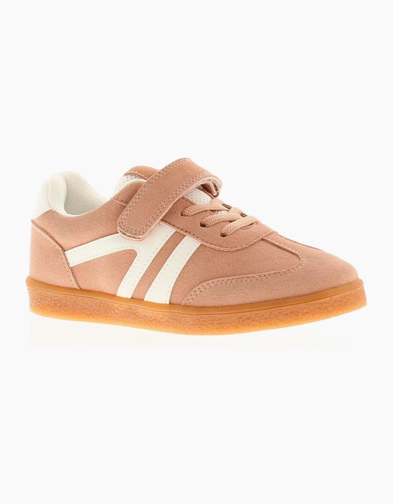 SURGE Junior Girls Trainers Harper Elasticated Laces pink UK Size