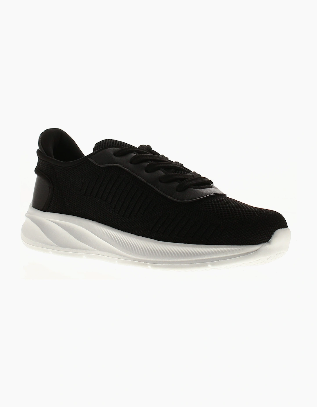 SURGE Womens Chunky Trainers Miriam Wider Fit Lace Up Black UK Size, 6 of 5