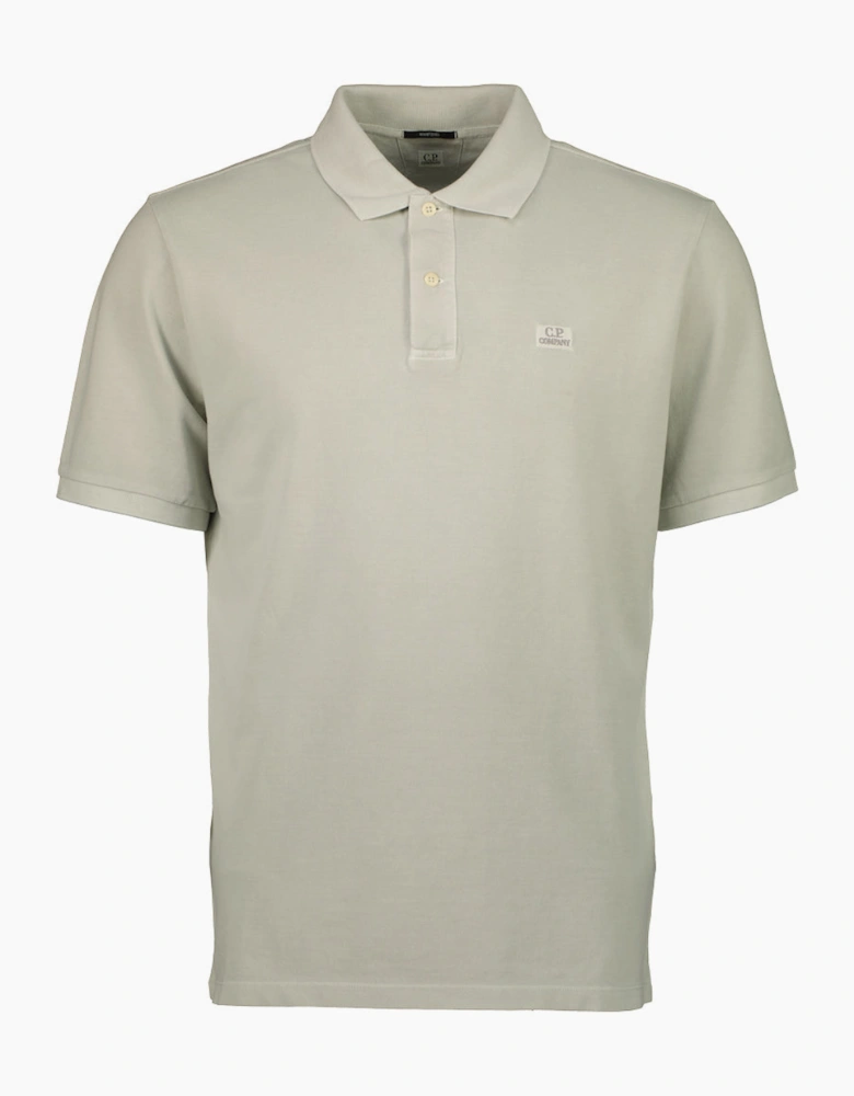Resist Dyed Logo Polo Shirt