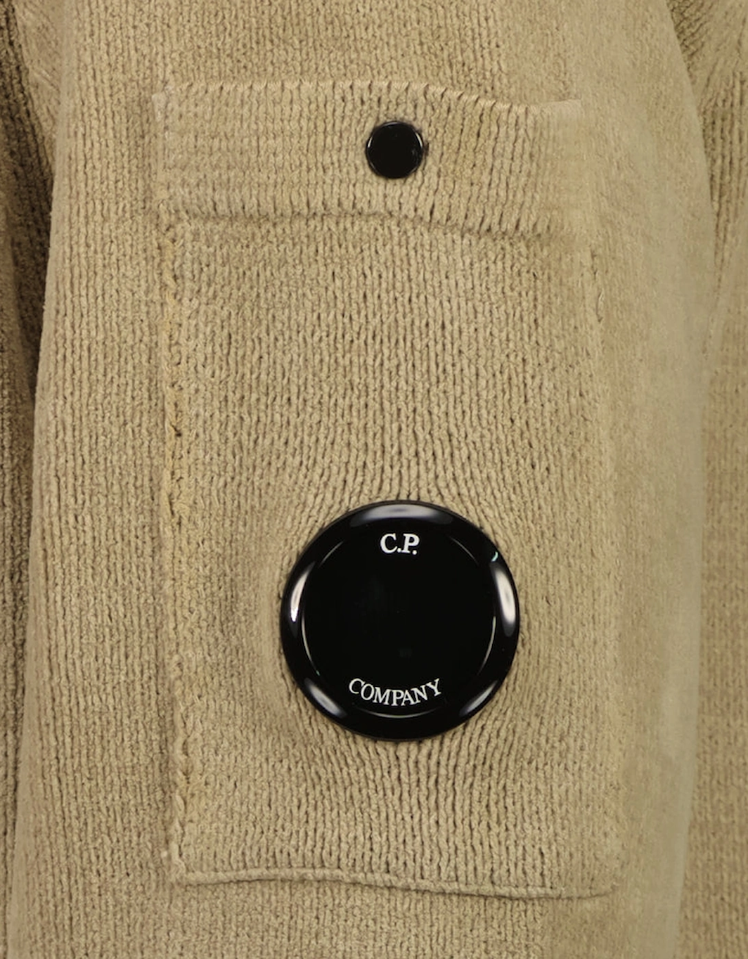 Chenille Polo Collar Lens Knit