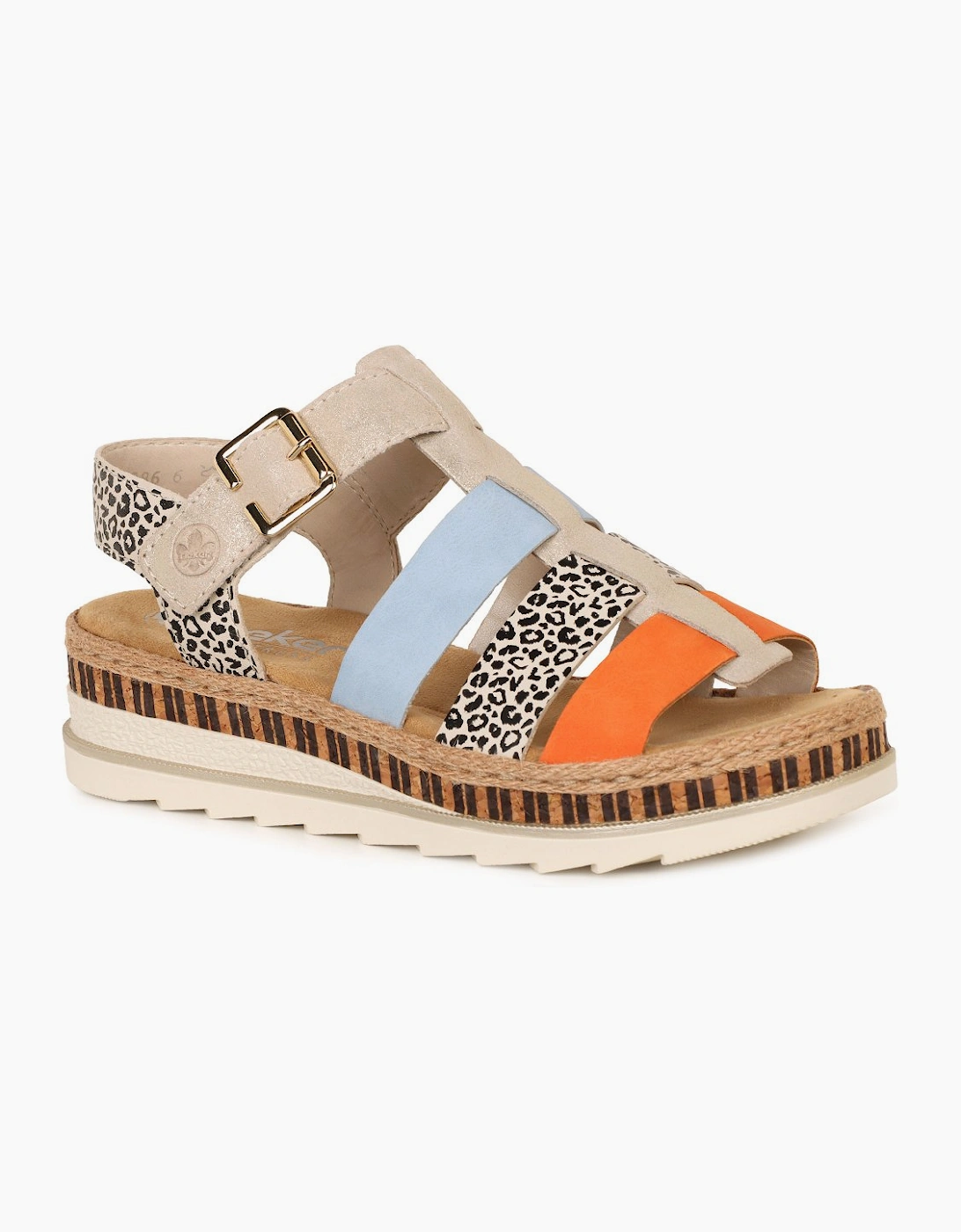 Costa Rica Womens Wedge Heel Sandals, 7 of 6