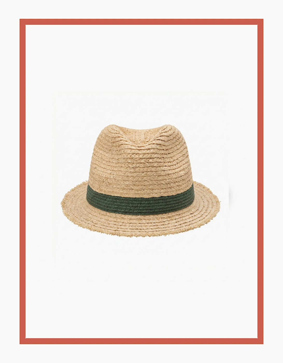 Millie Raffia Trilby Hat - Natural