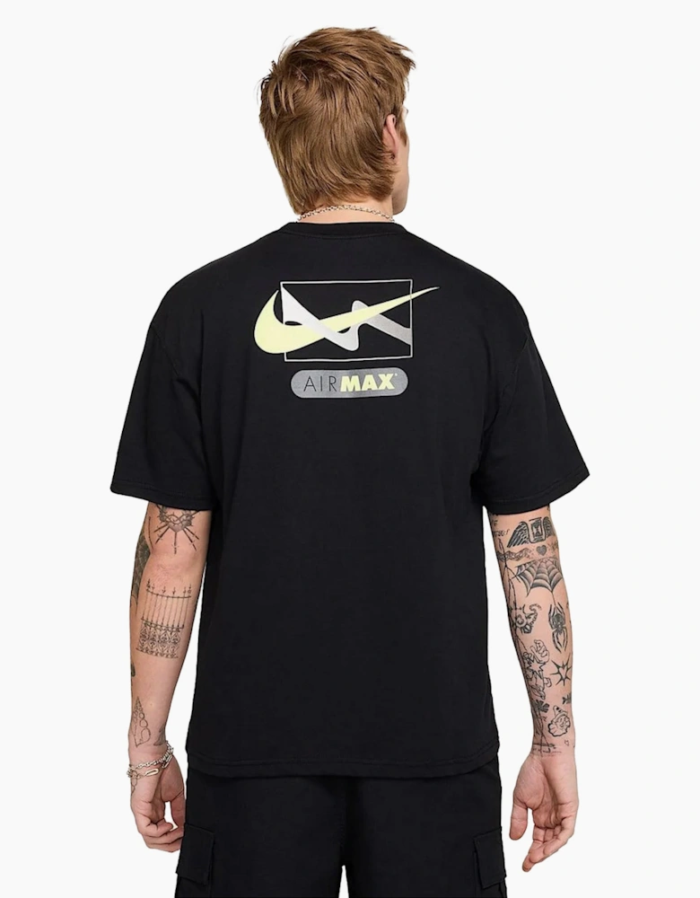 Nike Air Max Mens T Shirts Crew Neck GFX Swoosh Cotton Sports Tee
