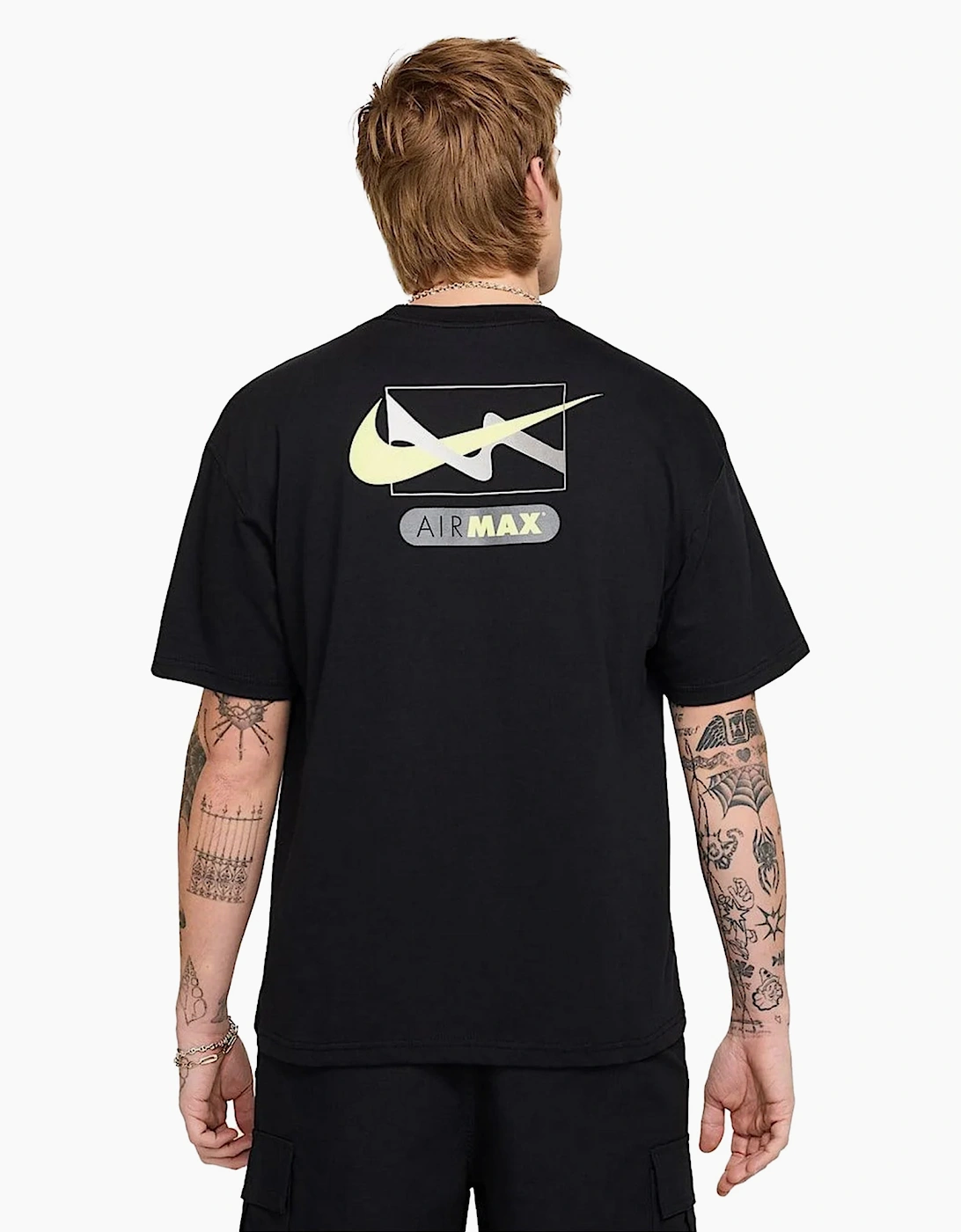 Nike Air Max Mens T Shirts Crew Neck GFX Swoosh Cotton Sports Tee