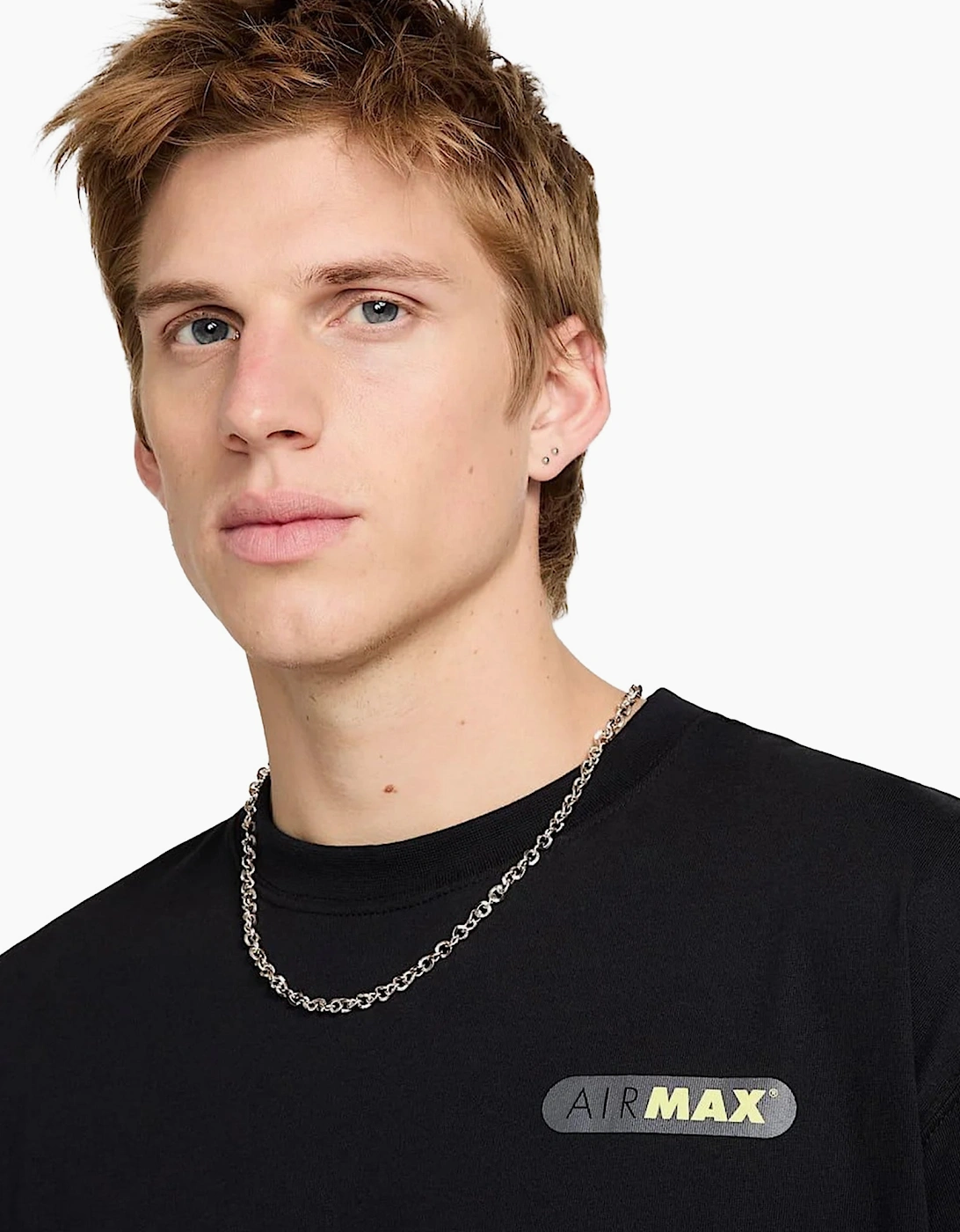 Nike Air Max Mens T Shirts Crew Neck GFX Swoosh Cotton Sports Tee