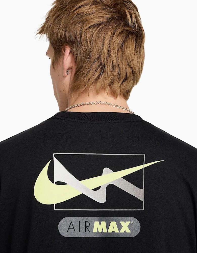 Nike Air Max Mens T Shirts Crew Neck GFX Swoosh Cotton Sports Tee
