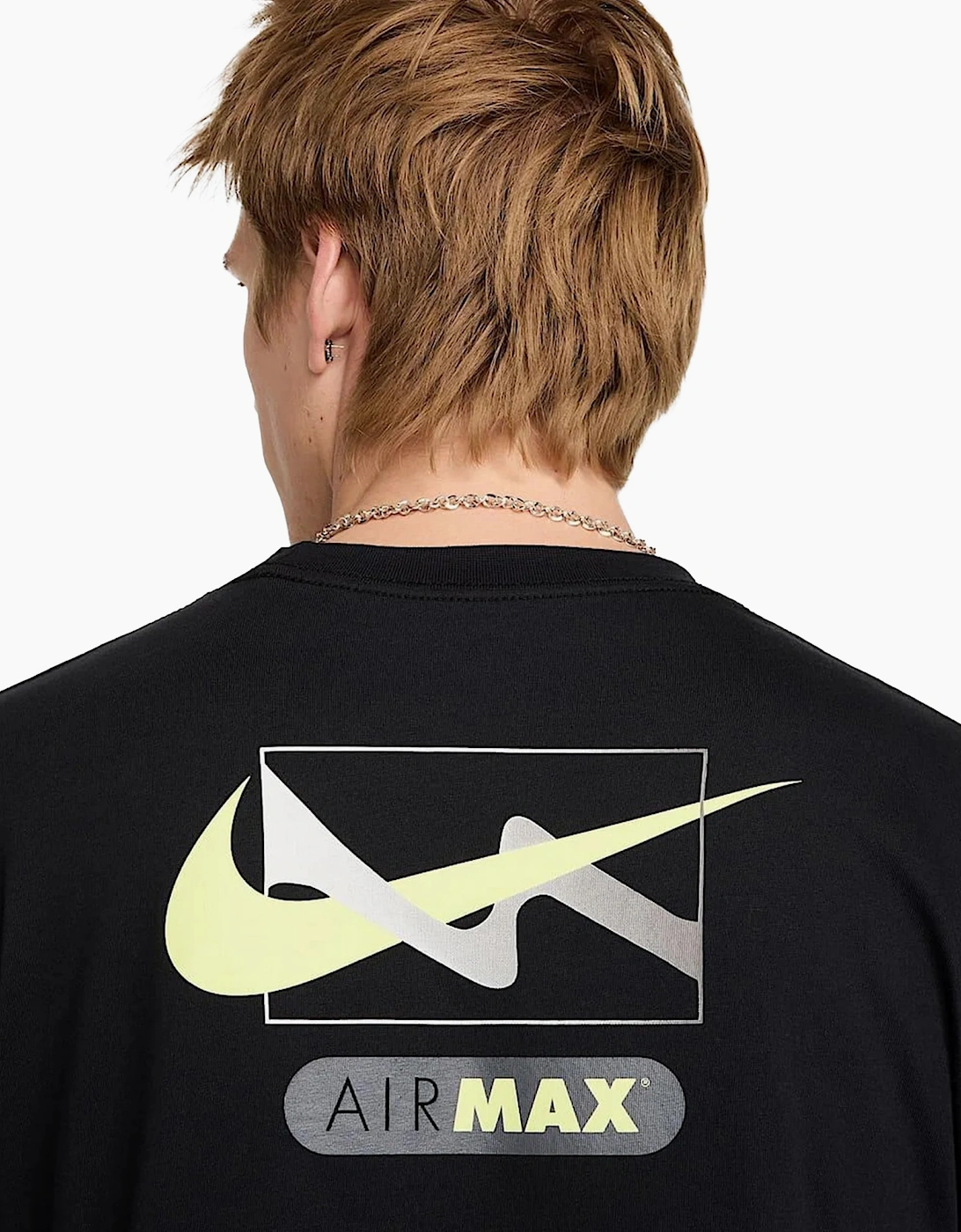 Nike Air Max Mens T Shirts Crew Neck GFX Swoosh Cotton Sports Tee