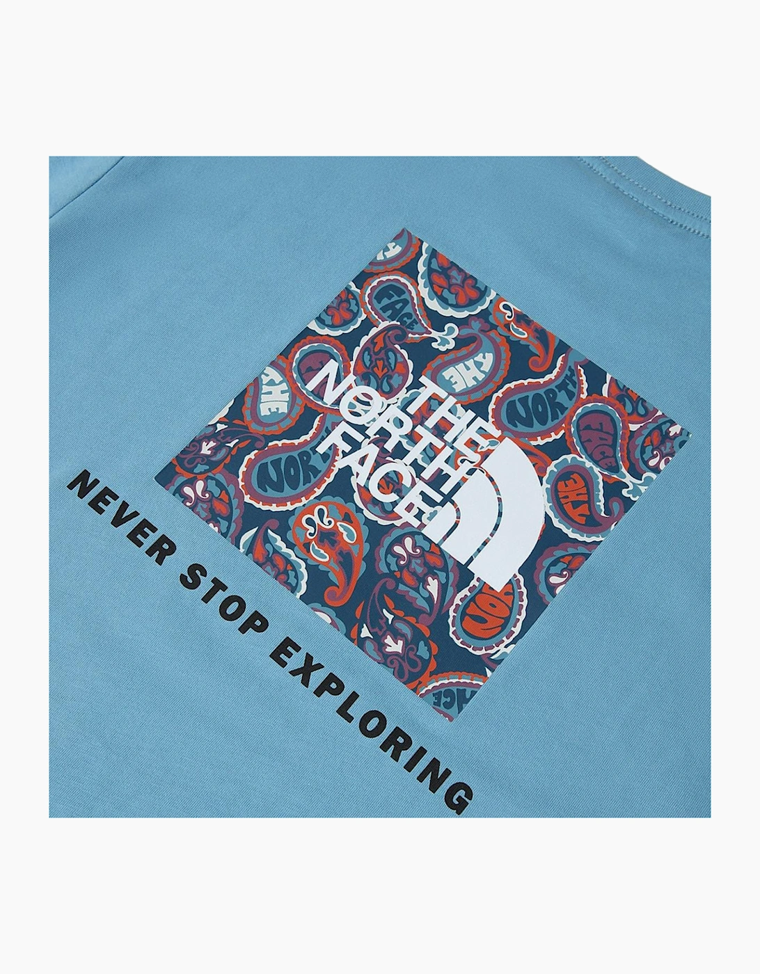 The North Face Mens T Shirts Crew Neck Short Sleeve Red Box Cotton Tee