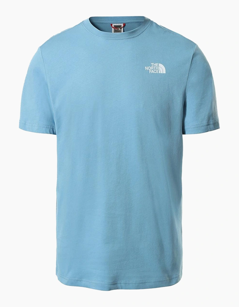 The North Face Mens T Shirts Crew Neck Short Sleeve Red Box Cotton Tee