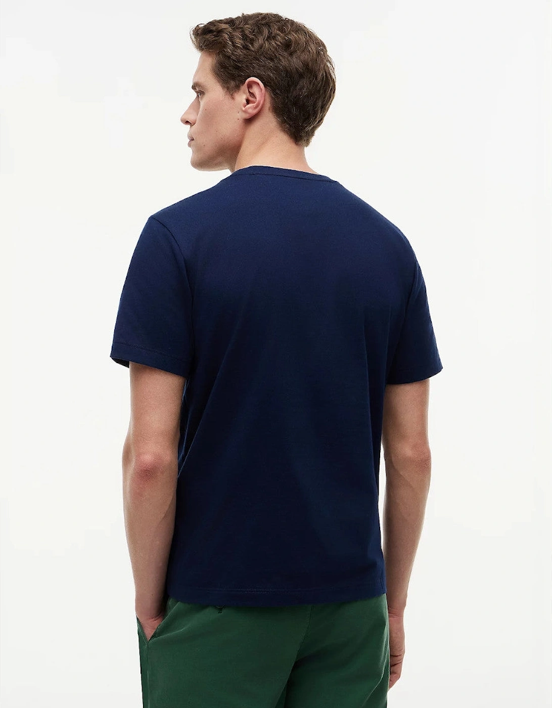 Tommy Hilfiger Flag Embroidery Crew Neck T-Shirt DCC Carbon Navy