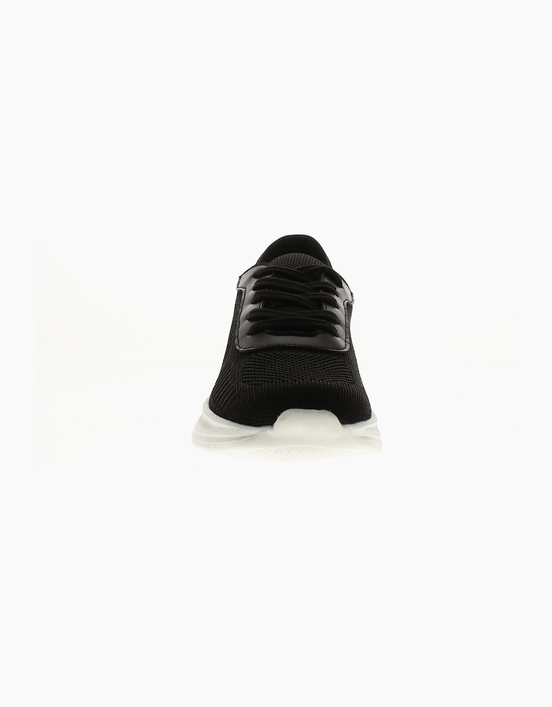 SURGE Womens Chunky Trainers Miriam Wider Fit Lace Up Black UK Size