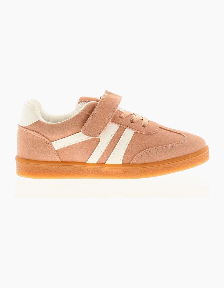 SURGE Junior Girls Trainers Harper Elasticated Laces pink UK Size