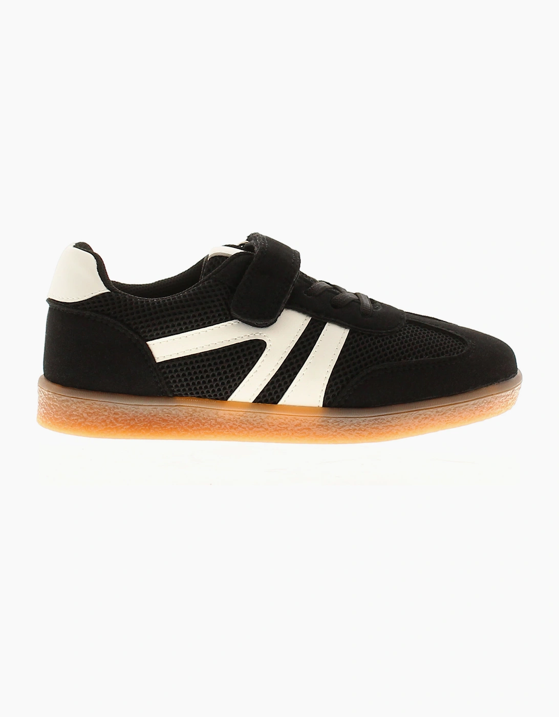 SURGE Junior Boys Trainers Harper Elasticated Lace black UK Size