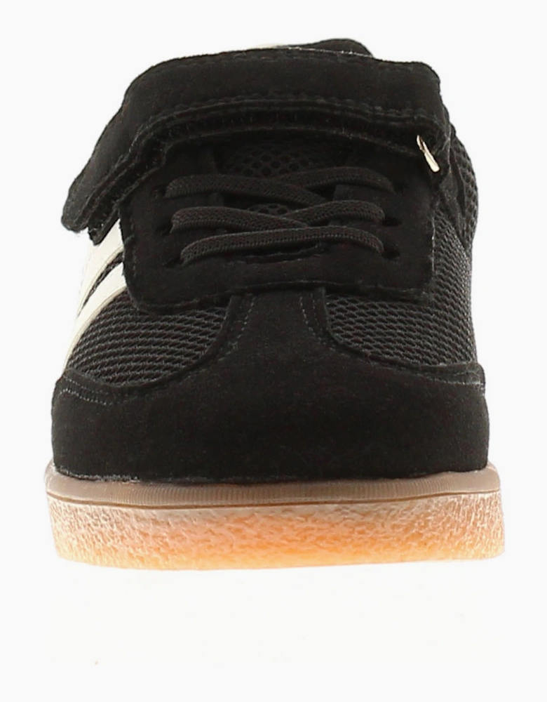 SURGE Junior Boys Trainers Harper Elasticated Lace black UK Size