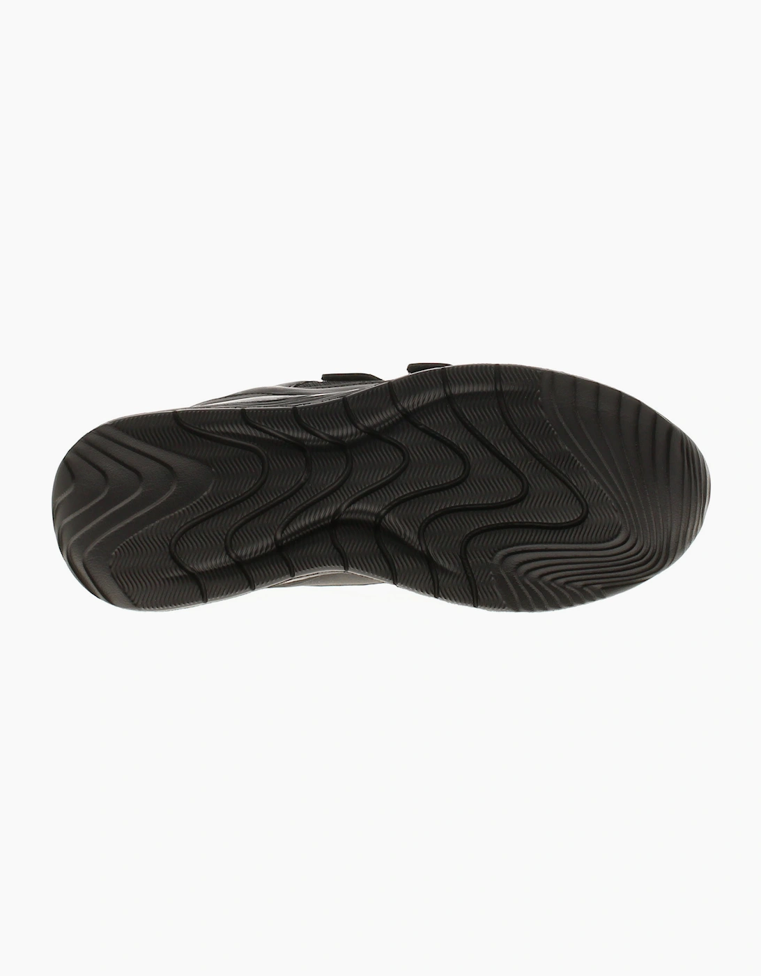 SURGE Junior Boys Trainers Azriel JNR Touch Fastening black UK Size
