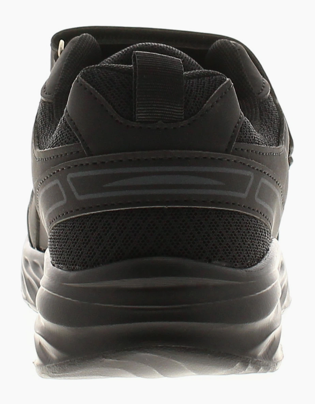 SURGE Junior Boys Trainers Azriel JNR Touch Fastening black UK Size