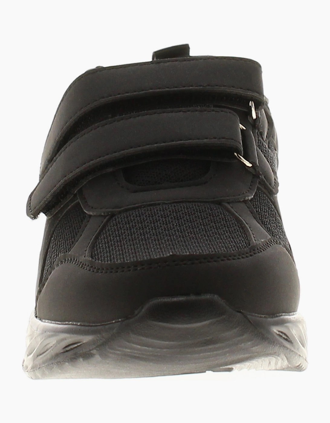 SURGE Junior Boys Trainers Azriel JNR Touch Fastening black UK Size