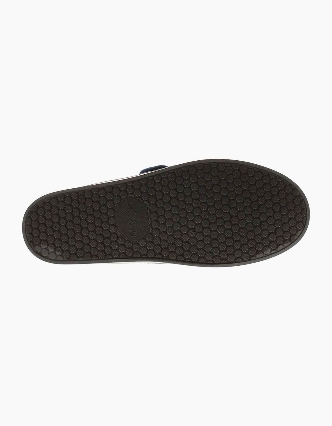 Oakdale Mens Full Slipper Extra Wide Touch Fastening Wayne navy UK Size